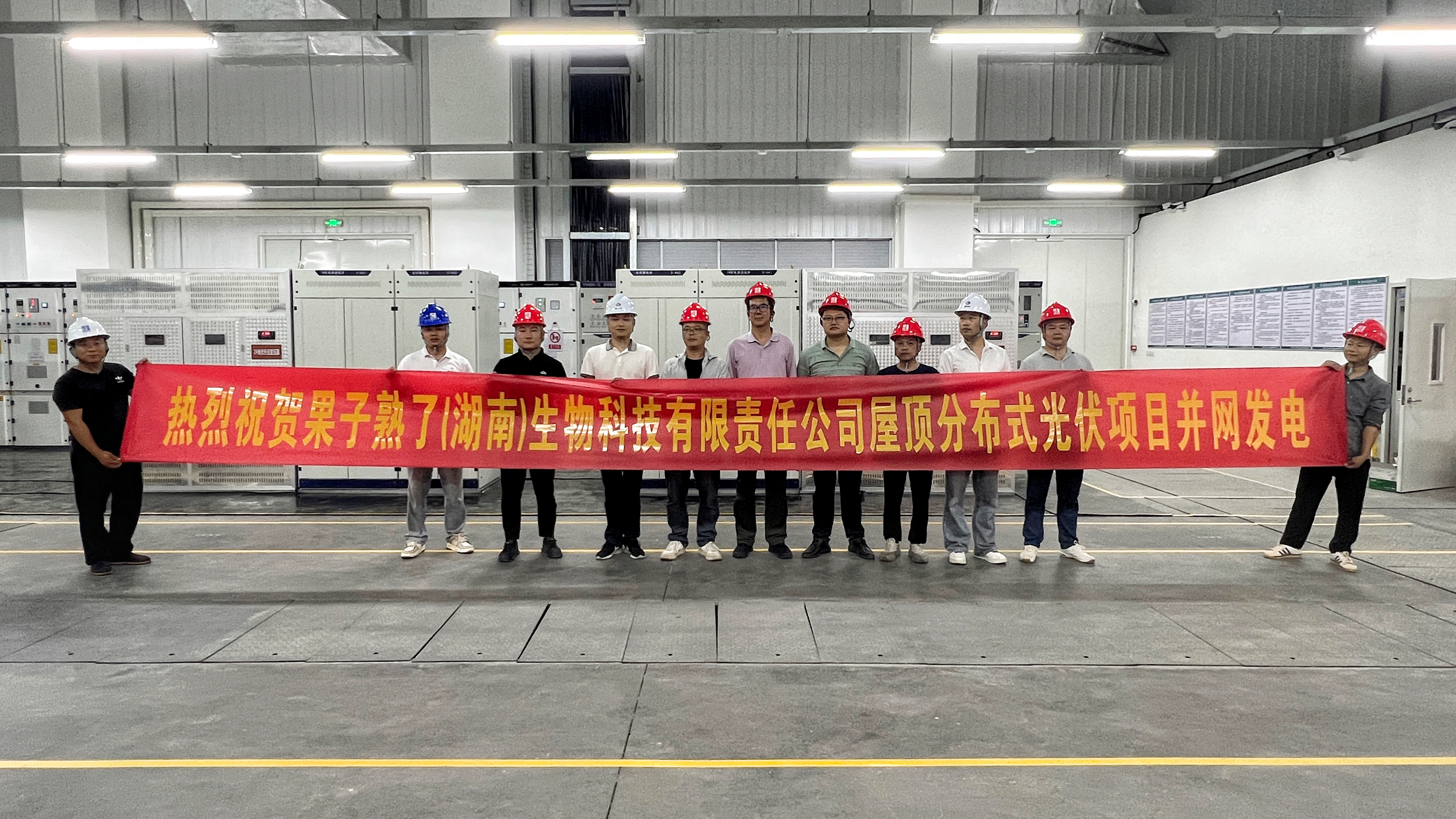 果子熟了（湖南）生物科技有限责任公司屋顶分布式光伏项目全面建成并网